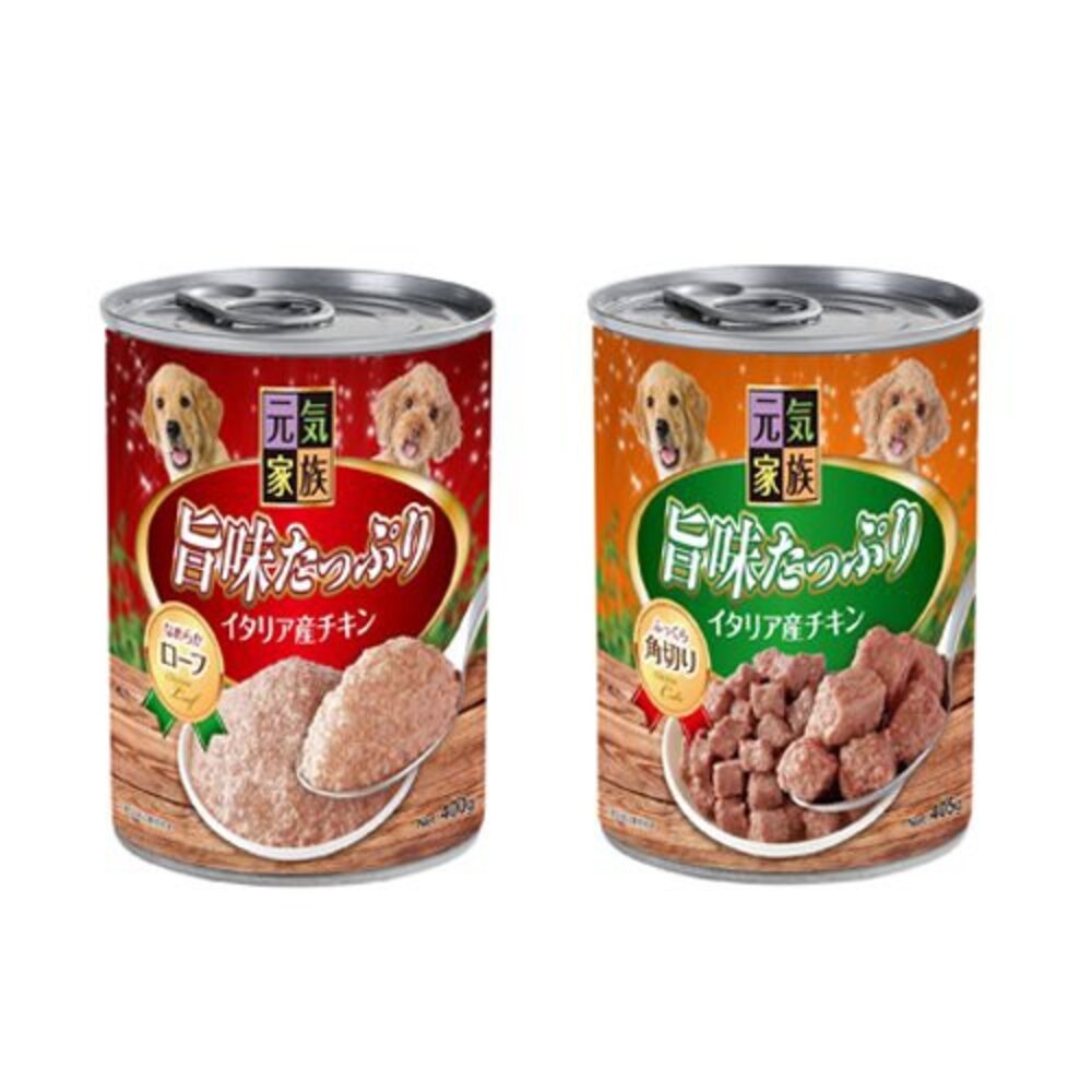 元氣家族 特選雞肉犬罐【單罐】400g 精選義大利新鮮食材製造 狗罐頭『WANG』-圖片-1