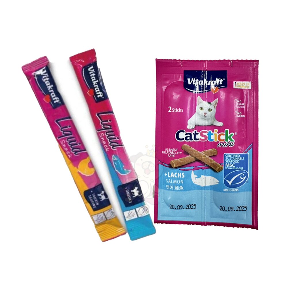 德國 VITA 貓最愛泥 貓愛泥(單條15g)/貓快餐(2條/包) 無糖點心 貓肉泥 貓餅乾 貓零食『WANG』-圖片-1