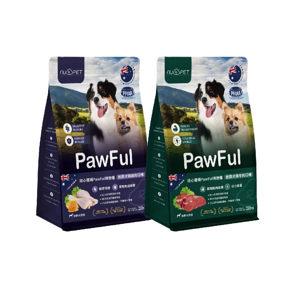 NU4PET 陪心寵糧|Pawful陪飽糧 低榖全齡犬糧 2lb-13lb 狗主食 狗乾糧 狗飼料『WANG』-圖片-1