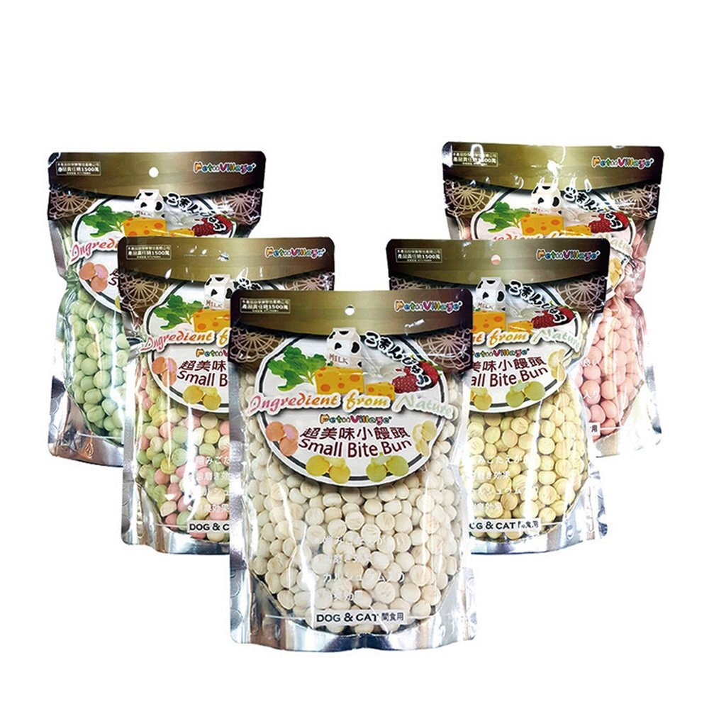 Pet Village 魔法村 PV超美味小饅頭 270g平衡菠菜|綜合滋味|香濃牛奶|補鈣起司|美味草莓『WANG』-圖片-1