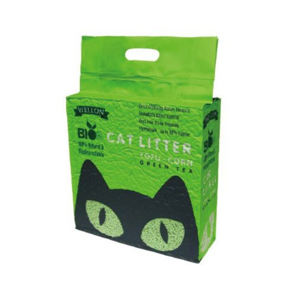 BIO CAT 細顆粒豆腐貓砂6L【6包組免運】原味/綠茶/水蜜桃 可沖馬桶 貓砂『WANG』-圖片-3