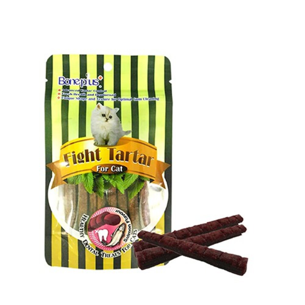 BONE PLUS 貓專用薄荷潔牙骨 潔牙條 貓薄荷 貓零食 貓點心 貓潔牙棒 薄荷潔牙骨『WANG』-圖片-11