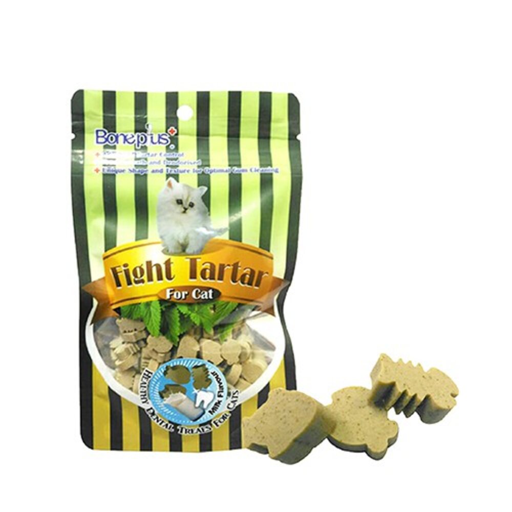 BONE PLUS 貓專用薄荷潔牙骨 潔牙條 貓薄荷 貓零食 貓點心 貓潔牙棒 薄荷潔牙骨『WANG』-圖片-5