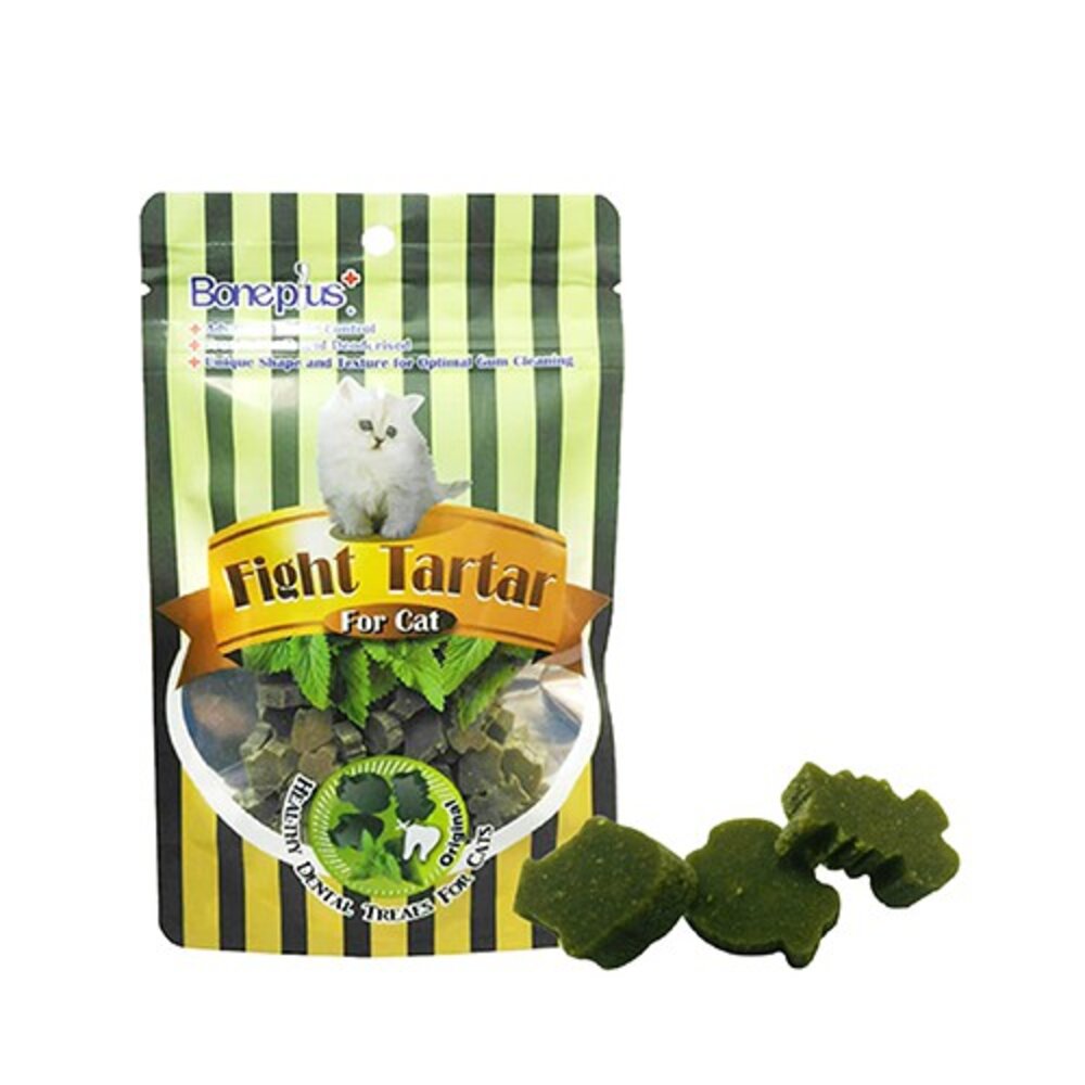 BONE PLUS 貓專用薄荷潔牙系列 25~70g/包 多種口味可選 貓零食 貓點心『WANG』-圖片-7