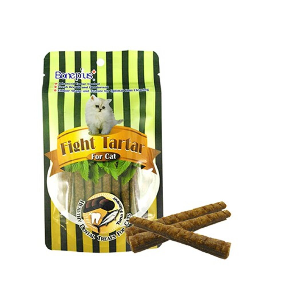 BONE PLUS 貓專用薄荷潔牙骨 潔牙條 貓薄荷 貓零食 貓點心 貓潔牙棒 薄荷潔牙骨『WANG』-圖片-10