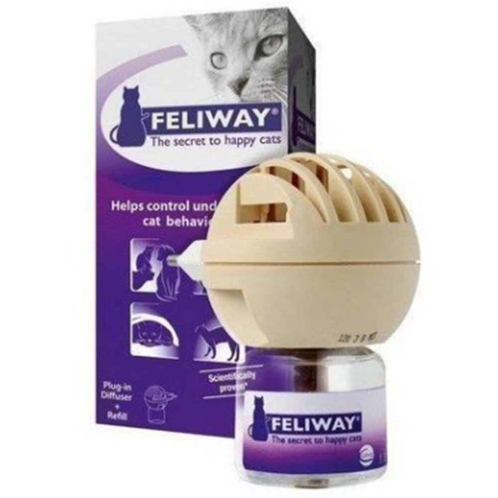 美國 FELIWAY 貓咪費洛蒙 插電組/噴劑/多貓版插電組 補充瓶 貓用『WANG』-圖片-1