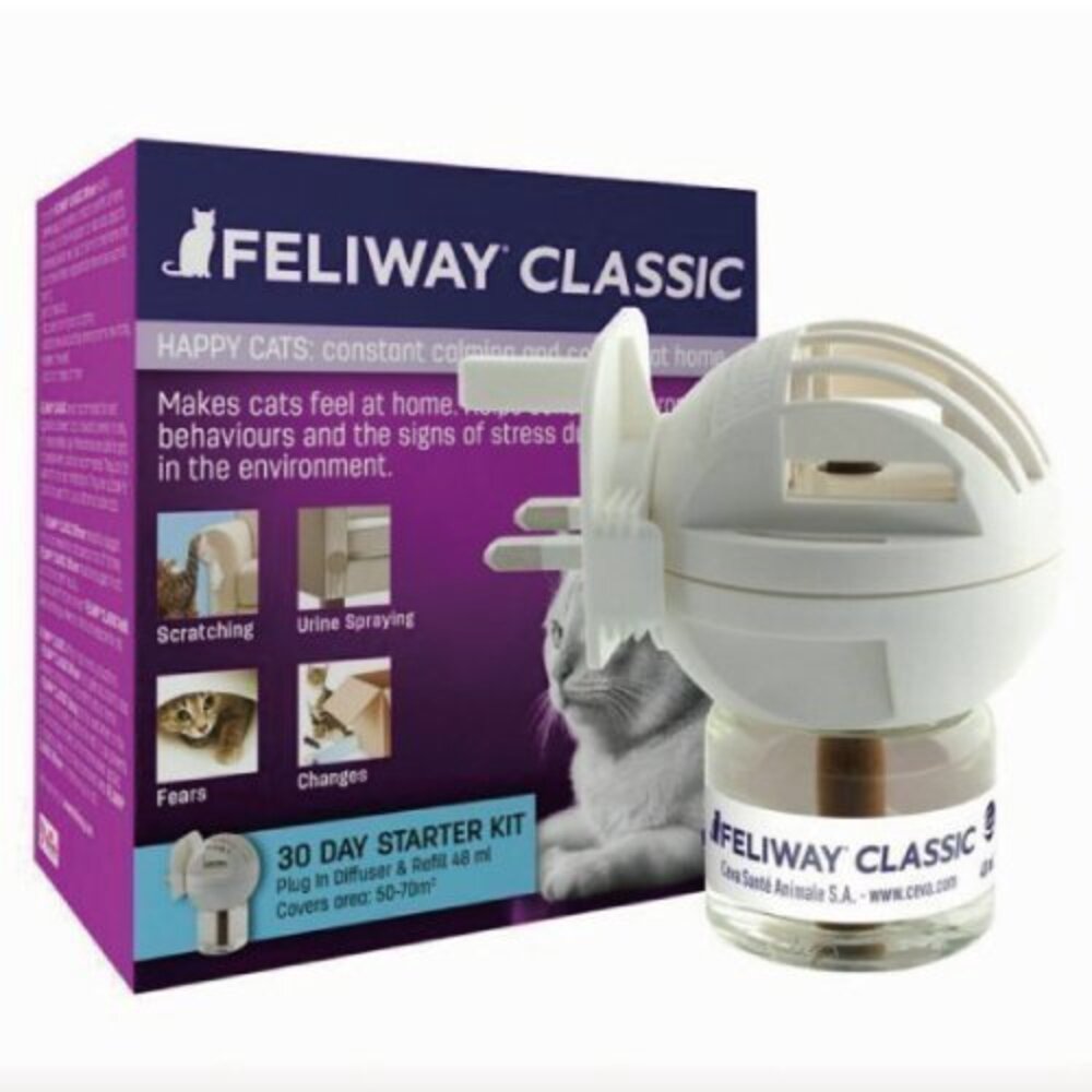 美國 FELIWAY 貓咪費洛蒙 插電組/噴劑/多貓版插電組 補充瓶 貓用『WANG』-圖片-2