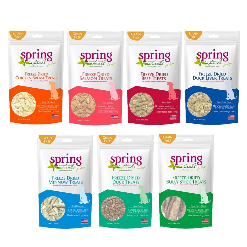 美國 Spring Naturals 曙光 冷凍乾燥生食犬用點心 凍乾 生食餐 狗點心 狗零食『WANG』-圖片-1