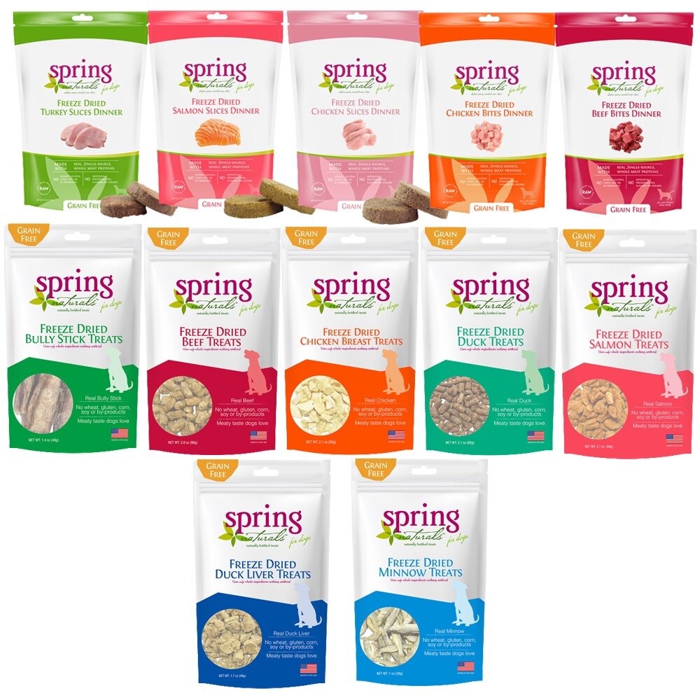 美國 Spring Naturals 曙光 冷凍乾燥生食犬用點心 凍乾 生食餐 狗點心 狗零食『WANG』-圖片-2