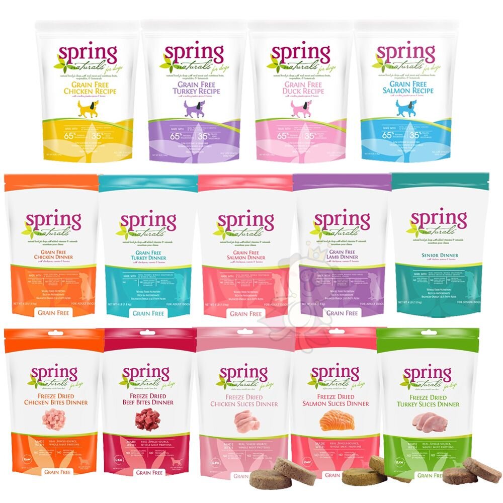 美國 Spring Natural 曙光 無榖犬糧 300g 無穀滋養犬飼料 生食餐 狗乾糧 狗主食 狗飼料『WANG』-圖片-1