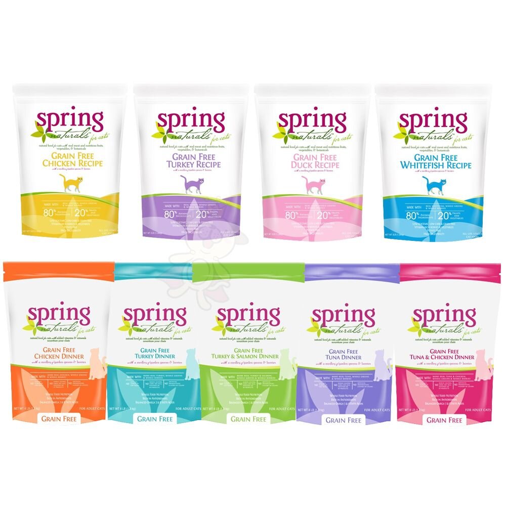 美國 Spring Natural 曙光 無榖貓糧 300g 無穀滋養貓飼料 生食餐 貓乾糧 貓主食 貓飼料『WANG』-圖片-6