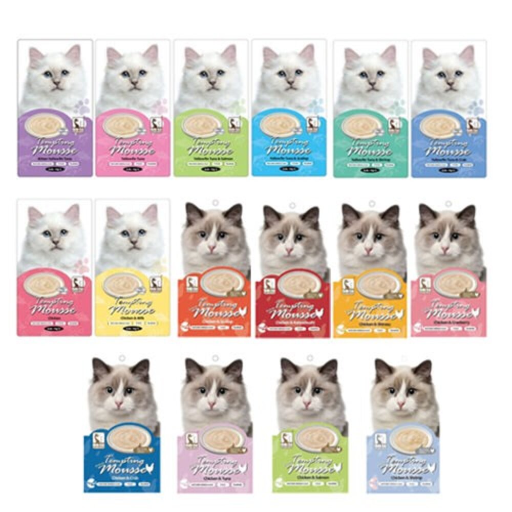HuluCat 誘惑的慕斯肉泥 15gx4 寵物肉泥 貓肉泥 慕斯肉泥 貓點心 貓零食『WANG』-圖片-1
