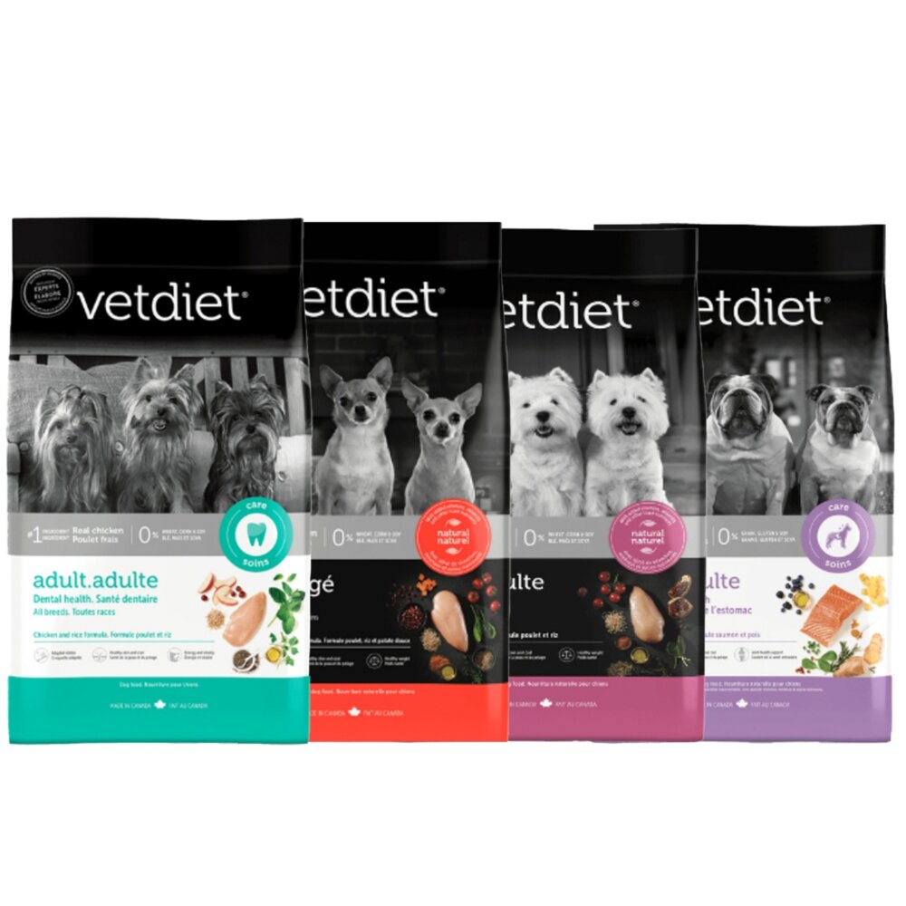加拿大 Vetdiet 三兄弟 狗寵糧 2.72kg 健胃 消化 美膚 關節 口腔保健 狗乾糧 狗飼料『WANG』-圖片-1