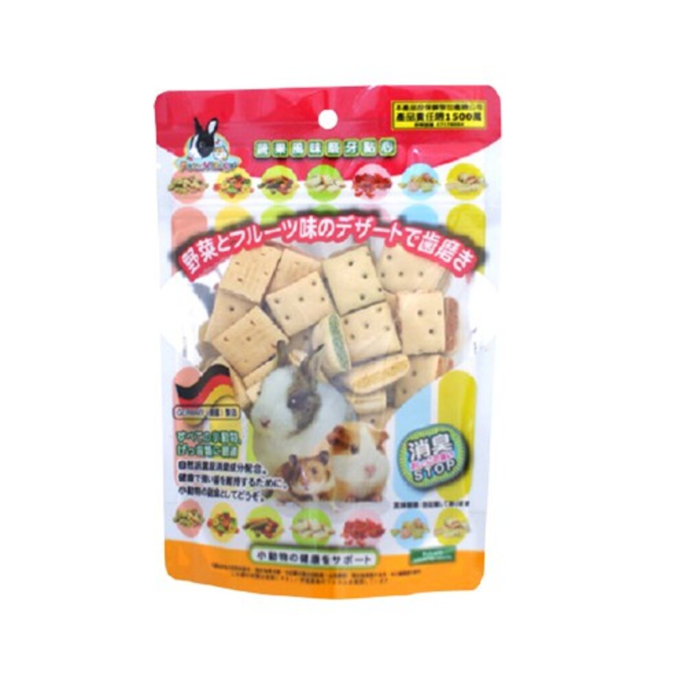 Pet Village 魔法村 鼠兔用綜合磨牙餅120g 富含膳食纖維 兔子/天竺鼠/倉鼠 小動物零食『WANG』-圖片-4