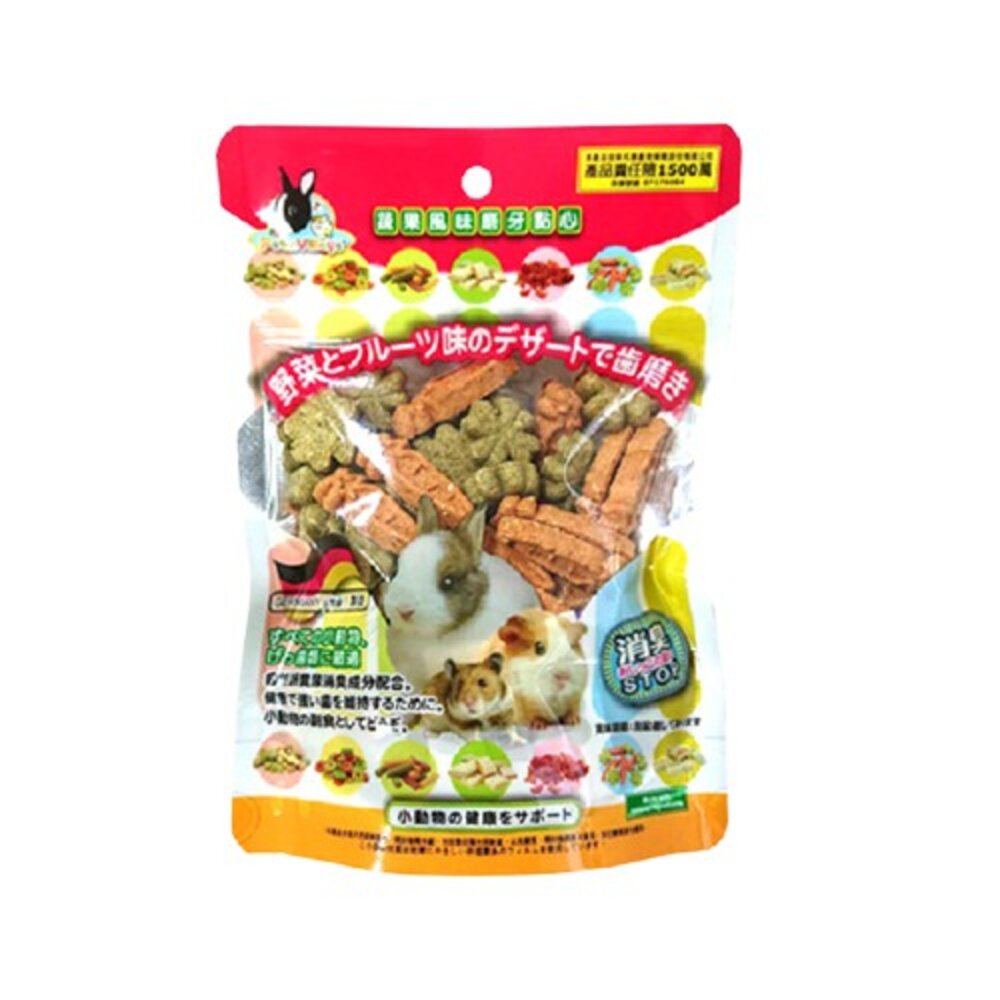 Pet Village 魔法村 鼠兔用綜合磨牙餅120g 富含膳食纖維 兔子/天竺鼠/倉鼠 小動物零食『WANG』-圖片-8