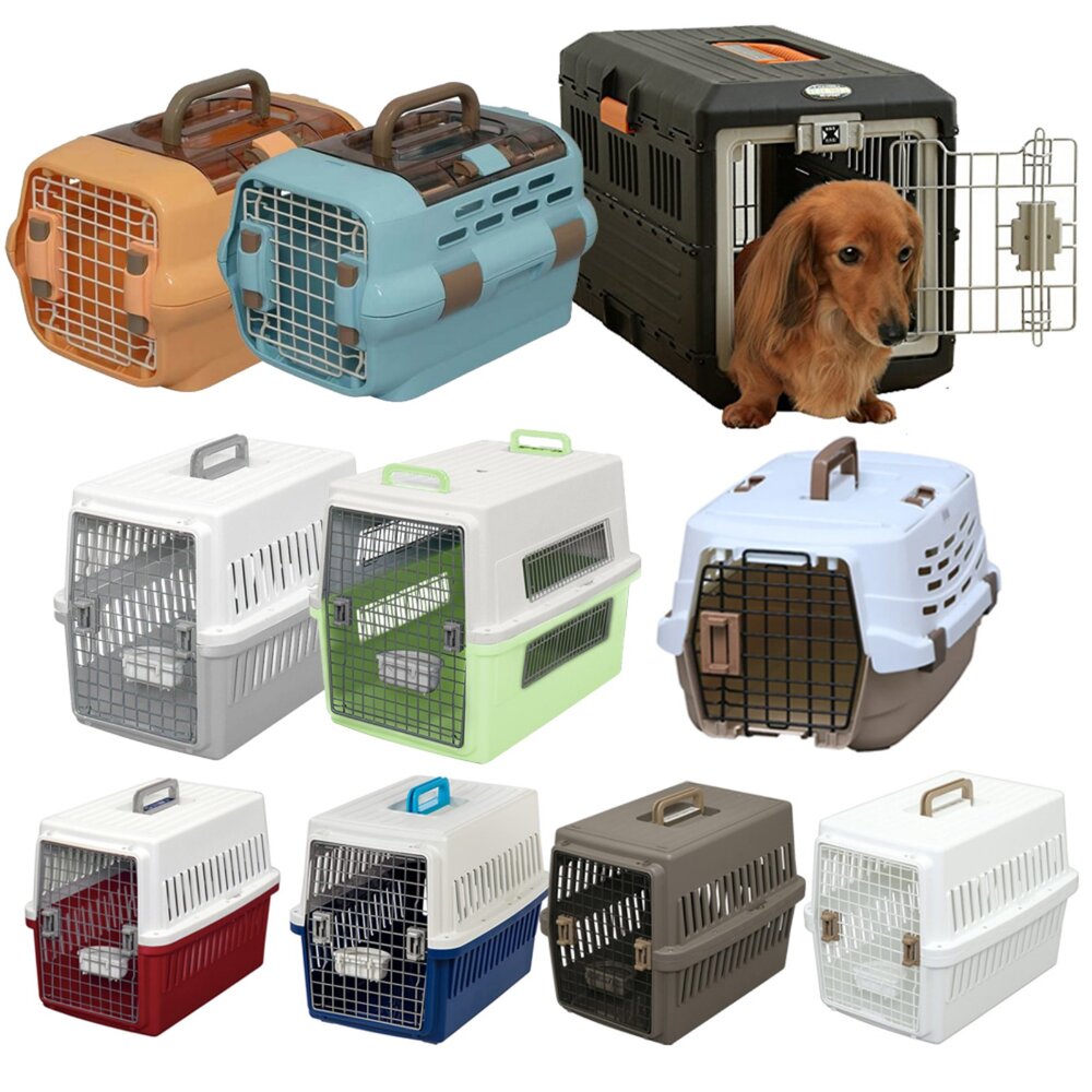 日本 IRIS 寵物提籠 航空運輸籠 高級提籃 上部可掀開 正門可拆卸 提籠 狗籠 外出籠『WANG』-圖片-1