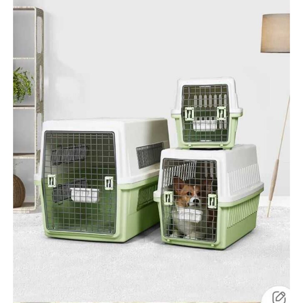 日本 IRIS 寵物提籠 航空運輸籠 高級提籃 上部可掀開 正門可拆卸 提籠 狗籠 外出籠『WANG』-圖片-8