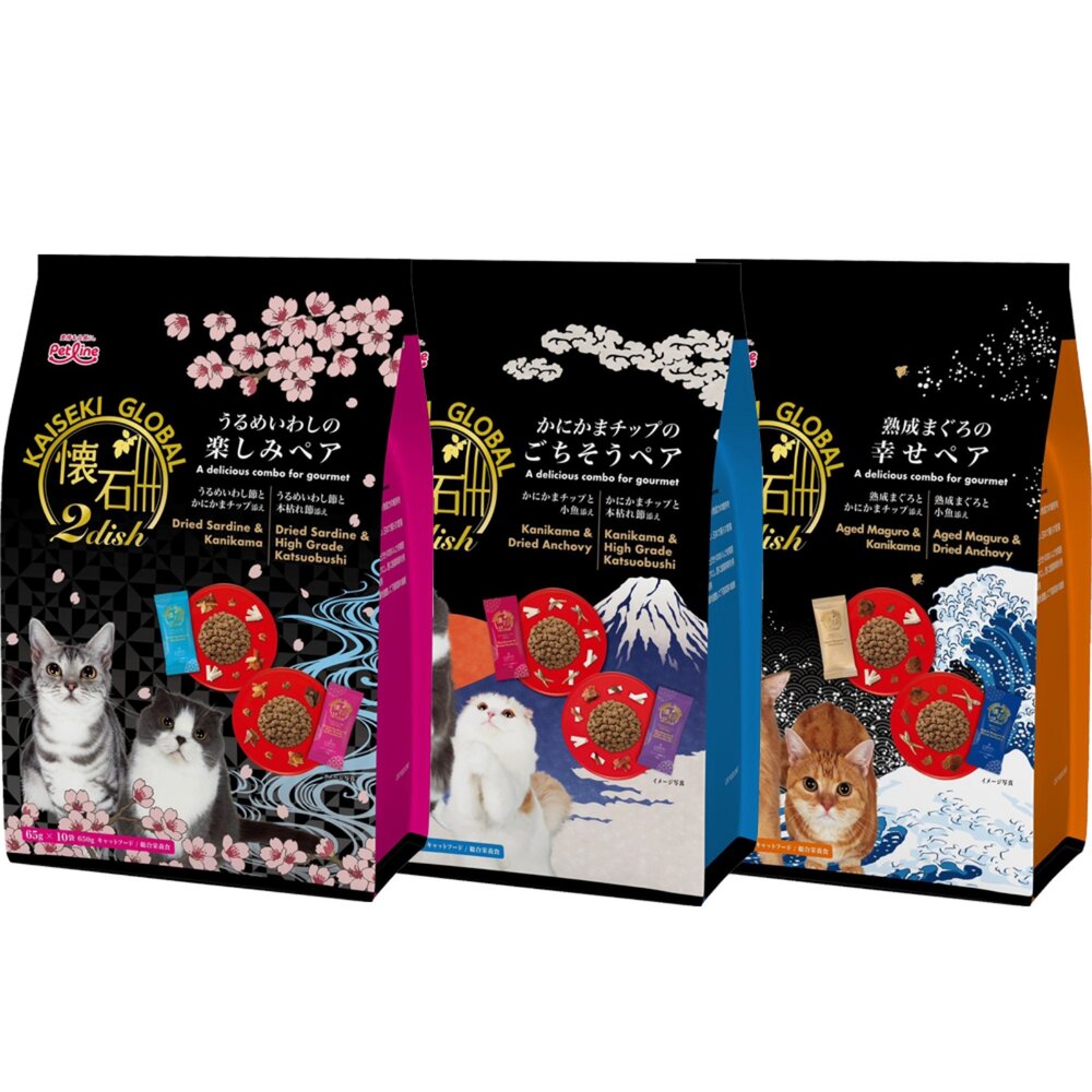 日本 日清 克拉 綜合貓糧 毛玉綜合 金懷石 2dish 雙拼貓糧 極品五味幸福貓糧 貓主食 貓飼料『WANG』-圖片-8
