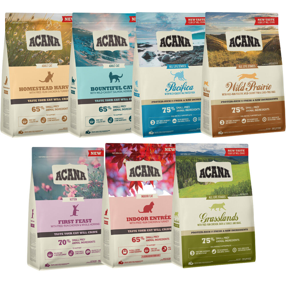 ACANA 愛肯拿 貓糧 嘗鮮包 200g-340g 陪心寵糧 無穀低碳貓糧 挑嘴貓 無穀 低穀 貓糧『WANG』-圖片-1