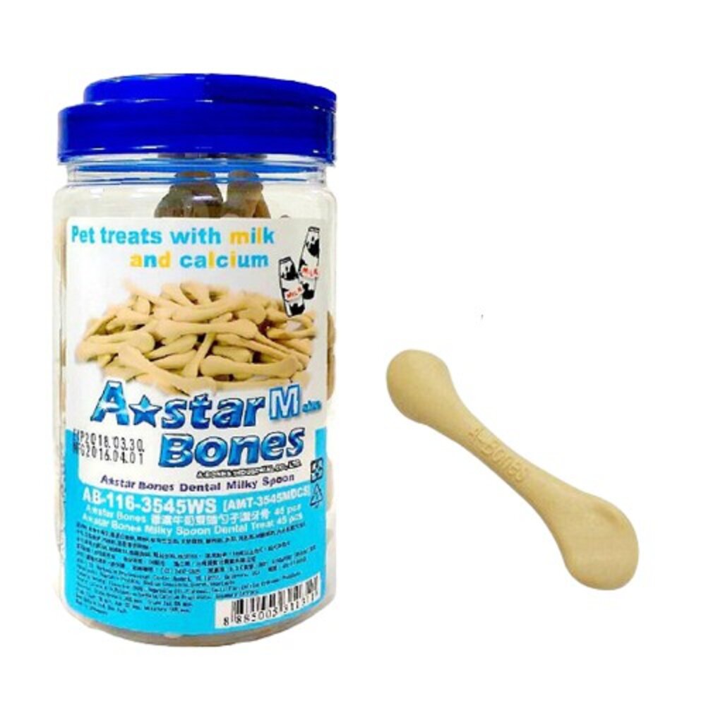 A-Star Bones 狗潔牙骨 罐裝 盒裝 造型潔牙骨 夾心耐咬棒 機能耐咬棒 狗潔牙棒『WANG』-圖片-6