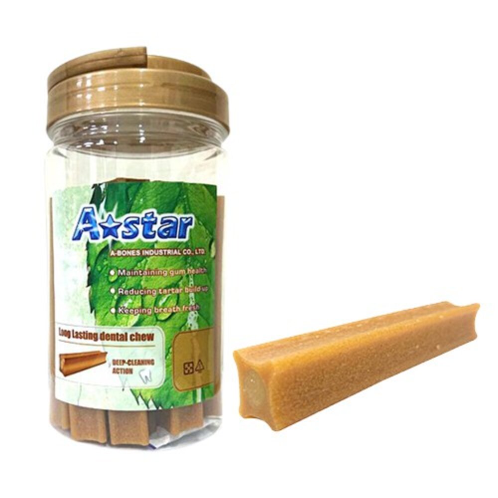 A-Star Bones 狗潔牙骨 罐裝 盒裝 造型潔牙骨 夾心耐咬棒 機能耐咬棒 狗潔牙棒『WANG』-圖片-8