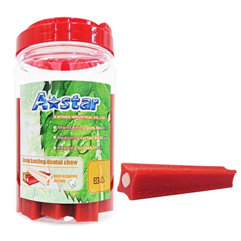 A-Star Bones 狗潔牙骨 罐裝 盒裝 造型潔牙骨 夾心耐咬棒 機能耐咬棒 狗潔牙棒『WANG』-圖片-9
