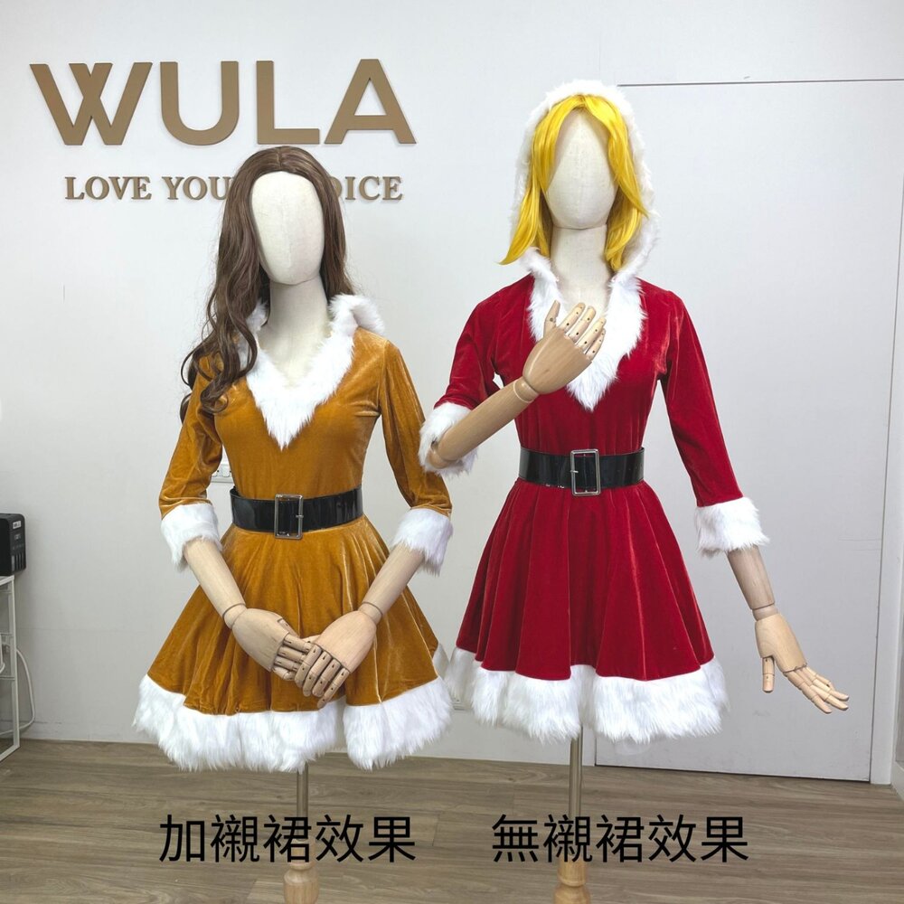 20685848077-V領帶帽聖誕裙