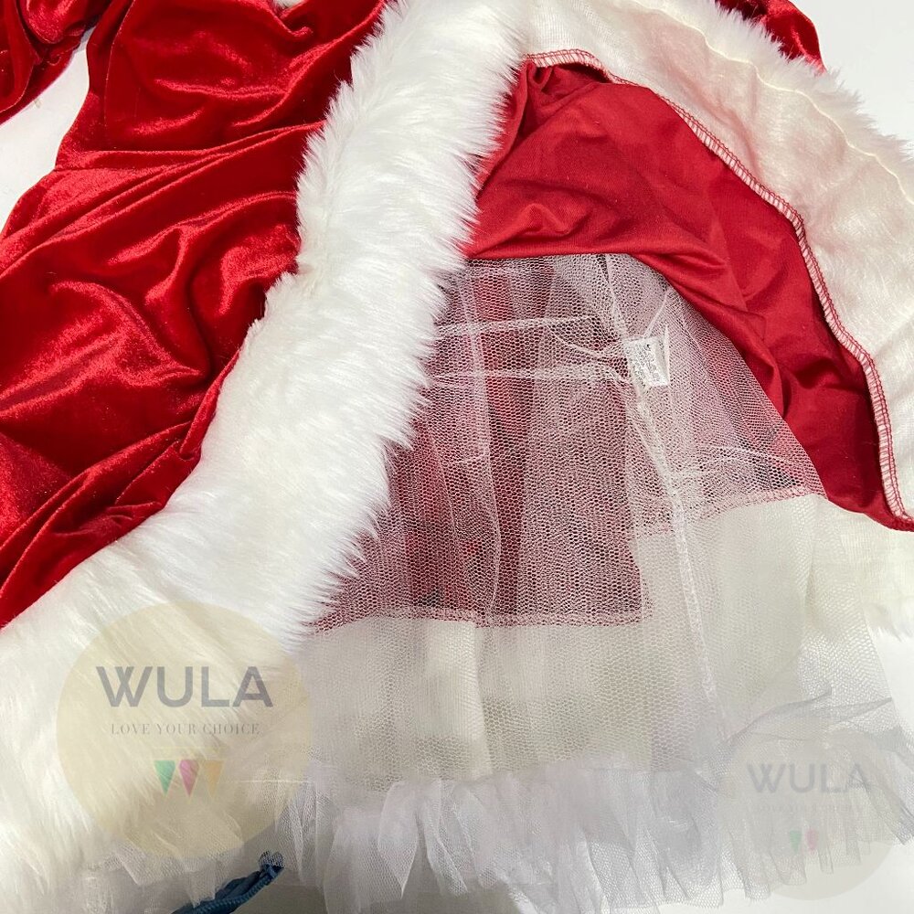 V領帶帽聖誕裙-圖片-9