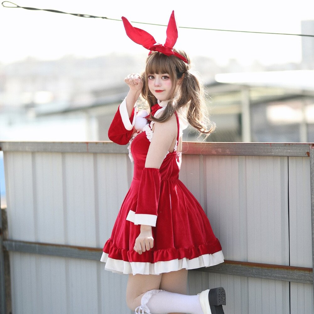 23884616063-聖誕兔女郎裝