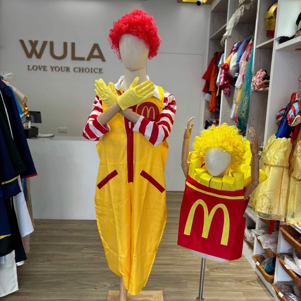 24272633359-McDonald麥當勞叔叔/薯條服-兒童版