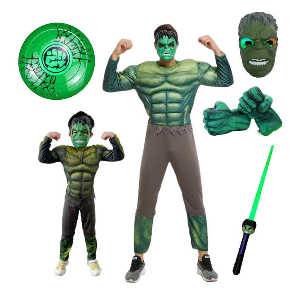 24317916490-綠巨人浩克服裝