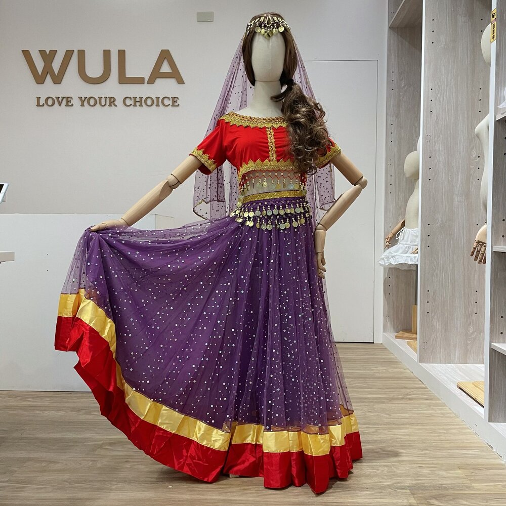 24459349586-寶萊塢肚皮舞裝(大人版)