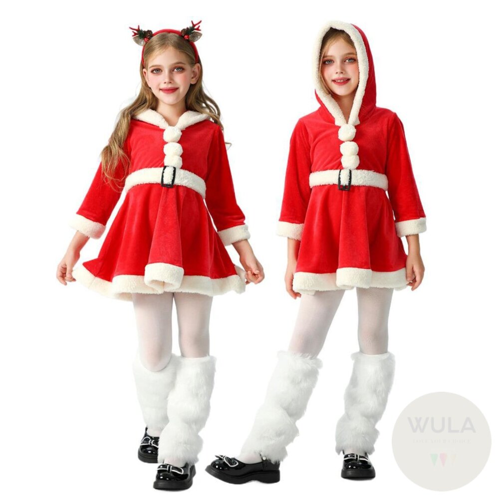 七分袖聖誕連身裙 封面照片