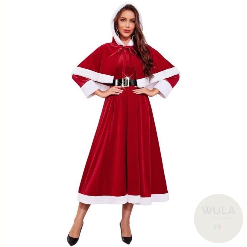 披風連帽聖誕裙 封面照片