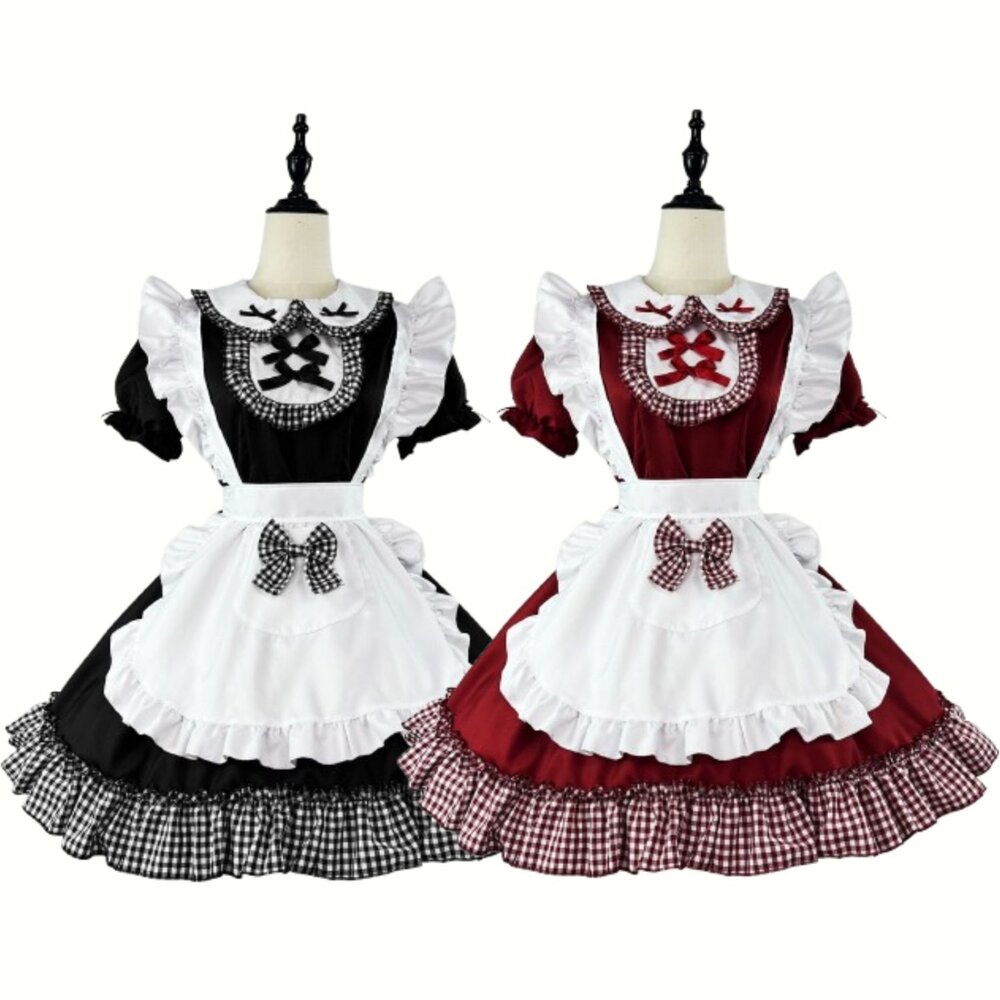 251117121138-格紋蝶結聖誕女僕裝