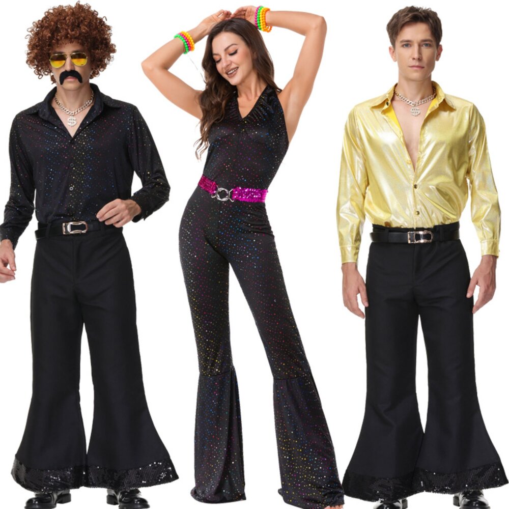 251226174043-80年代迪斯可服裝 WULA烏拉 Disco舞廳衣服 迪斯科 舞棍阿伯衣服 夜總會服裝 復古舞廳裝 復古女裝 亮片裝 8
