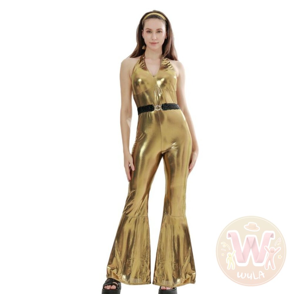 80年代迪斯可服裝 WULA烏拉 Disco舞廳衣服 迪斯科 舞棍阿伯衣服 夜總會服裝 復古舞廳裝 復古女裝 亮片裝 8-圖片-5