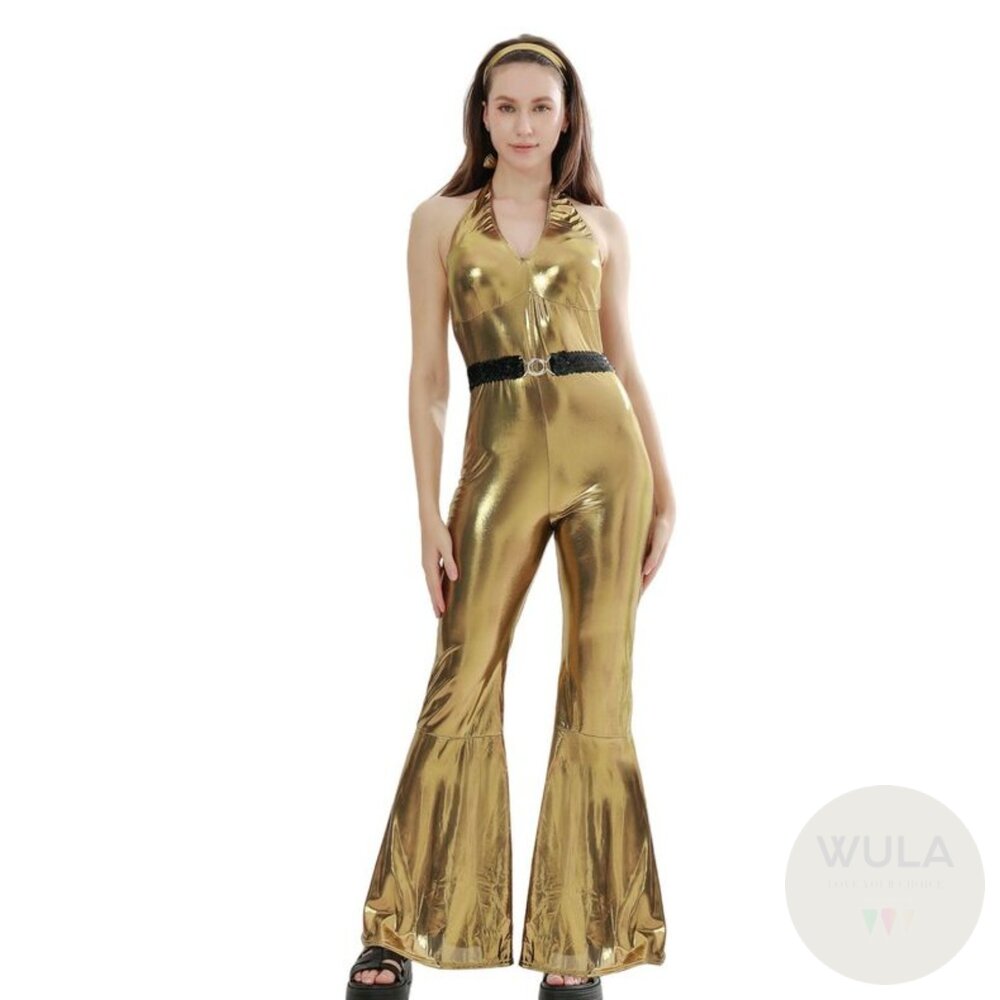 80年代迪斯可服裝 WULA烏拉 Disco舞廳衣服 迪斯科 舞棍阿伯衣服 夜總會服裝 復古舞廳裝 復古女裝 亮片裝 8-圖片-5