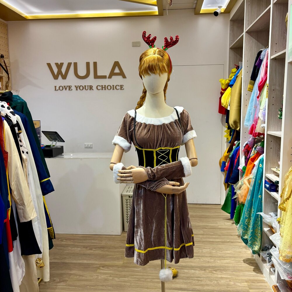 25389146893-麋鹿拉繩裙裝-大人版