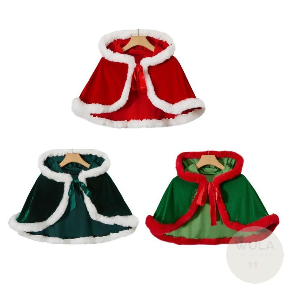 緞帶聖誕披肩(3色) 封面照片