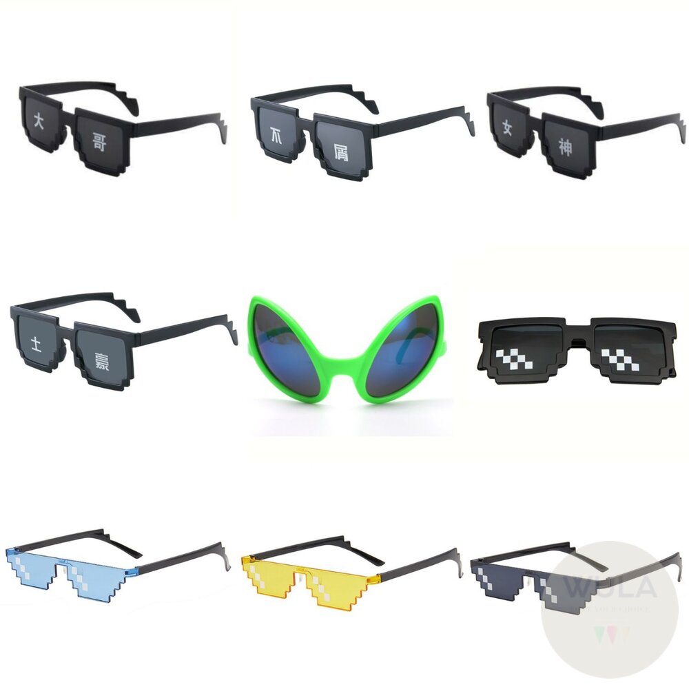  搞怪馬賽克墨鏡(多款)