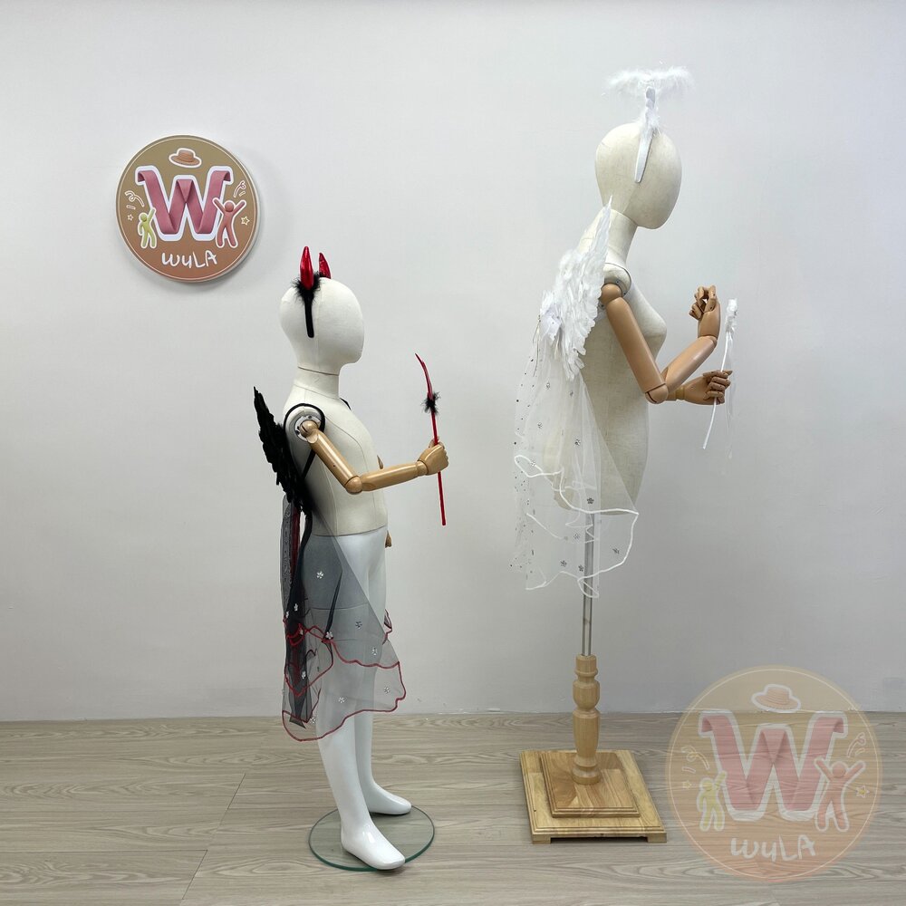 天使惡魔披紗套裝-圖片-1