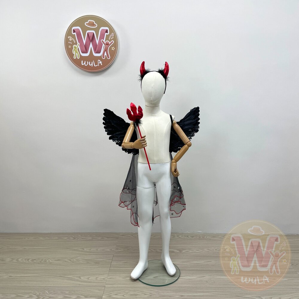 天使惡魔披紗套裝-圖片-3