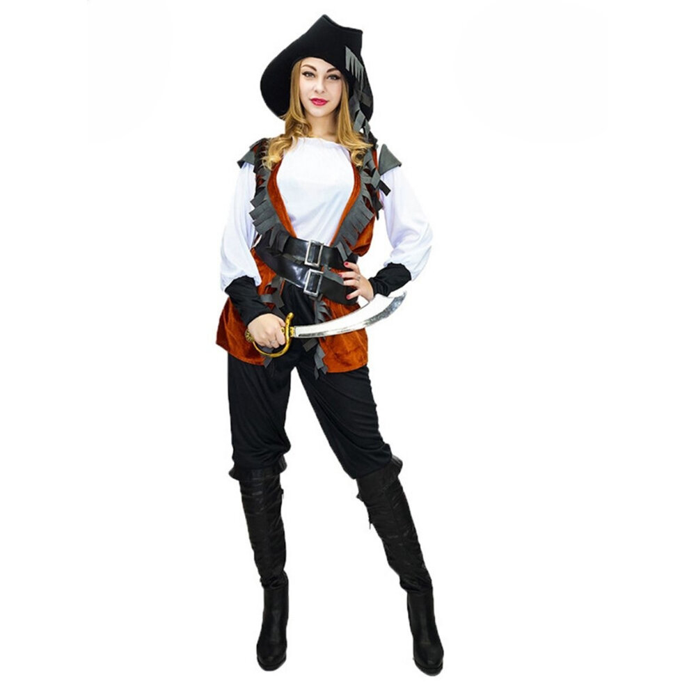 26575807580-棕色流蘇女海盜