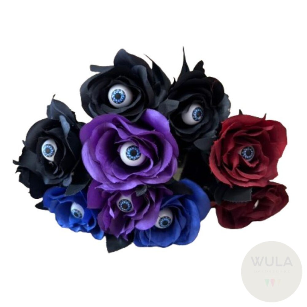 眼珠玫瑰假花(多色) 封面照片