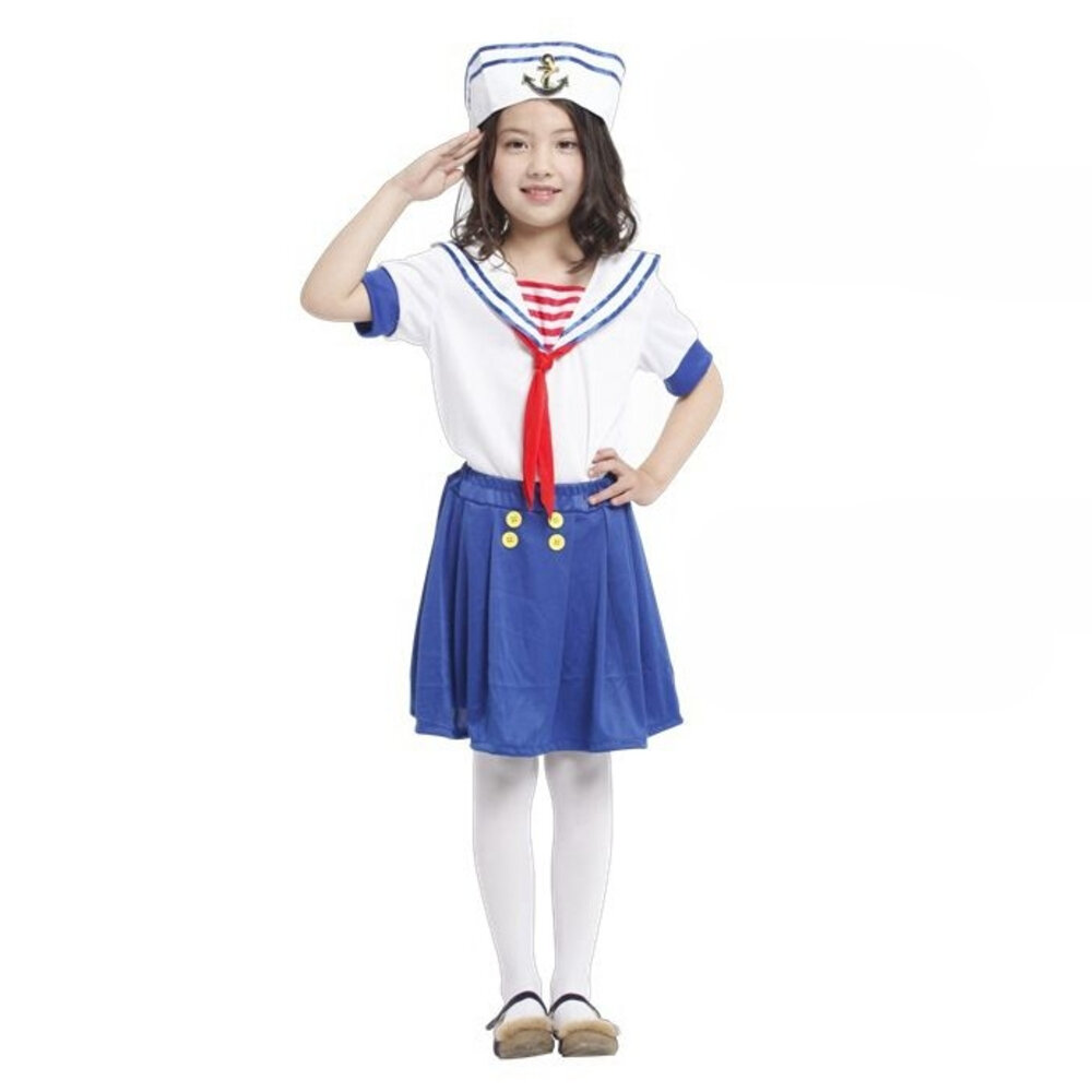 27376259284-女水手海軍服-兒童版