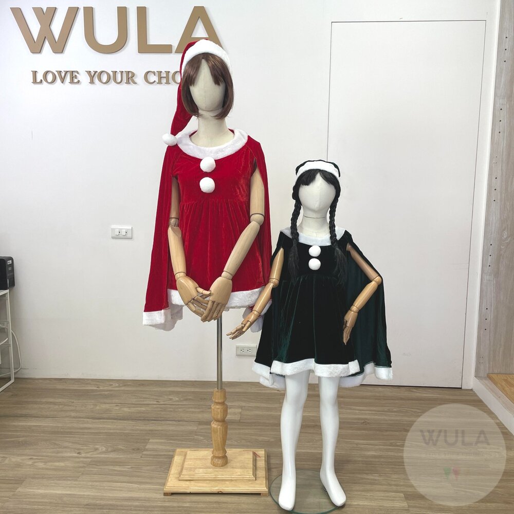 披肩斗篷聖誕服(2色) 封面照片