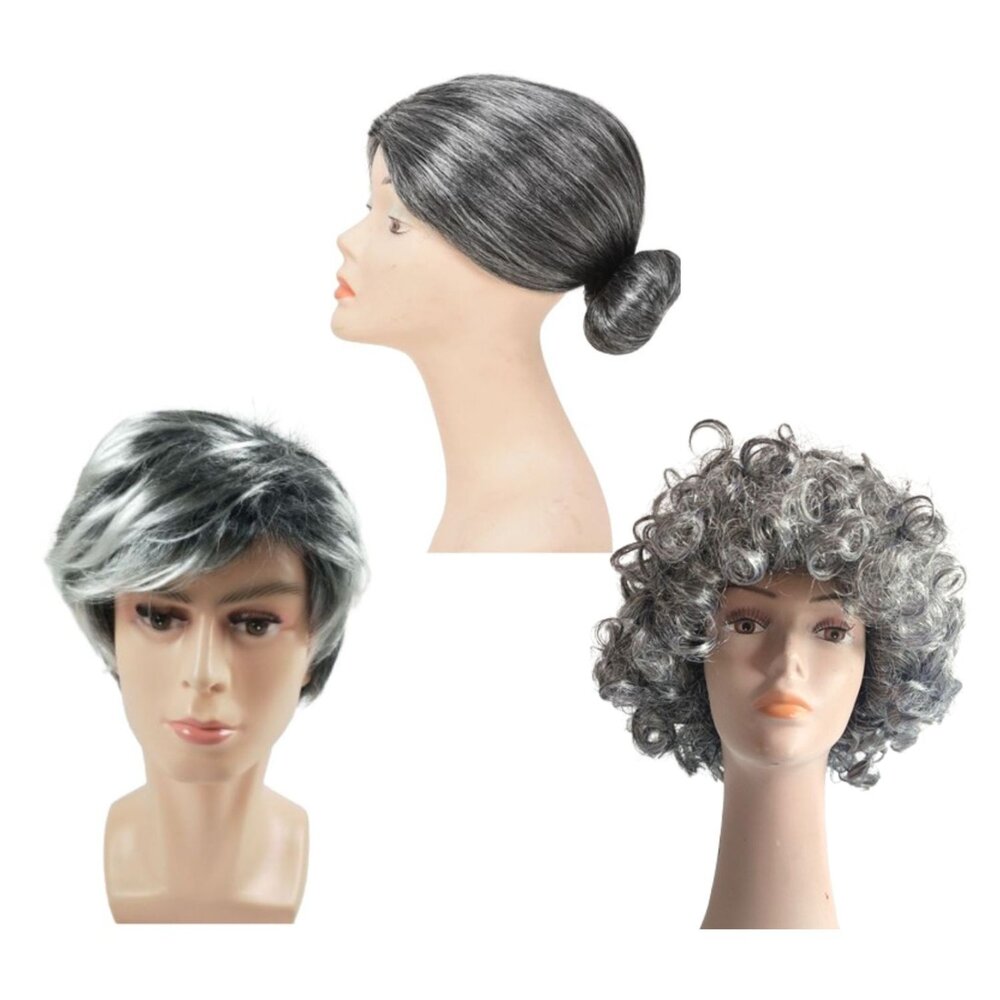 27707608278-老人假髮