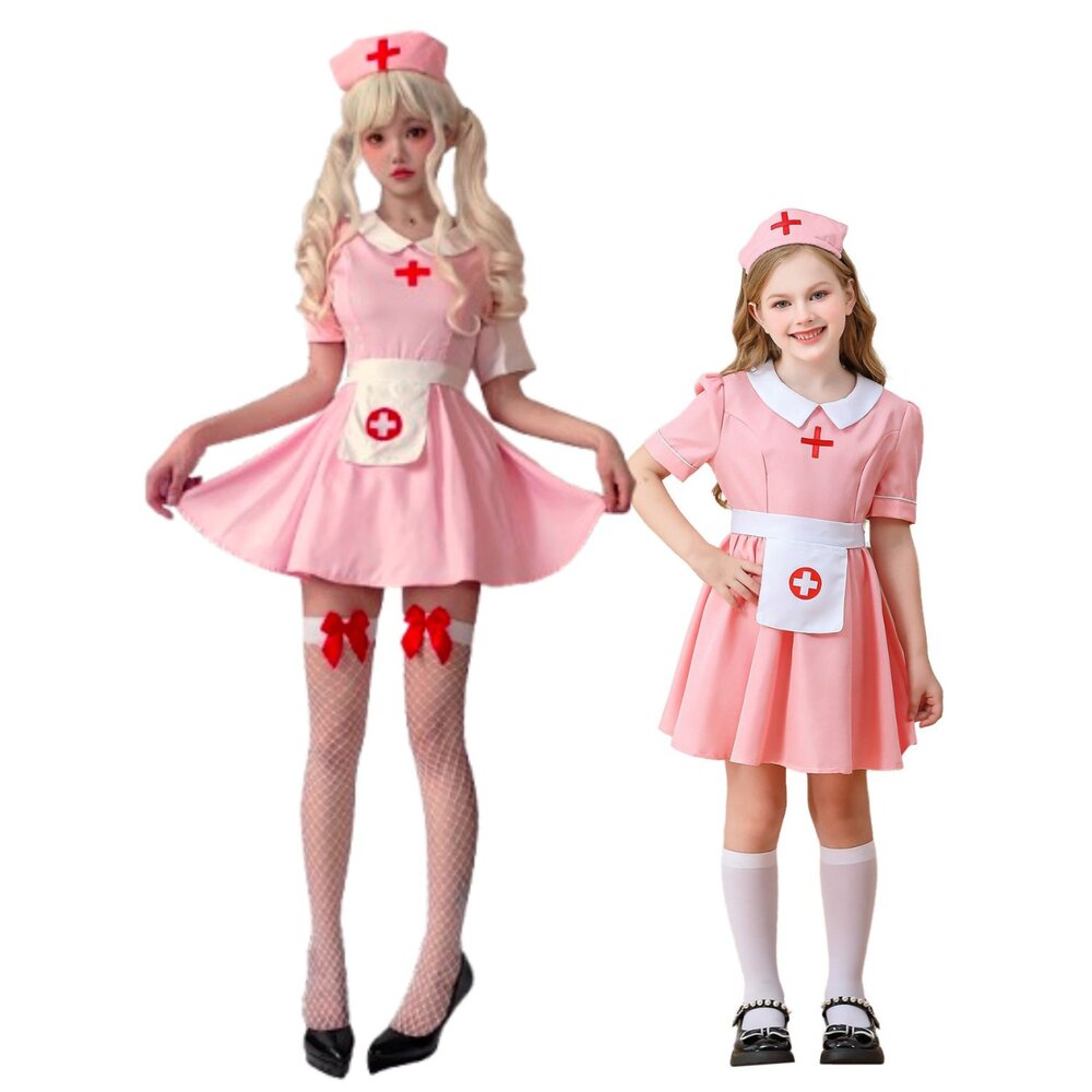 28258794378-粉紅護士裝