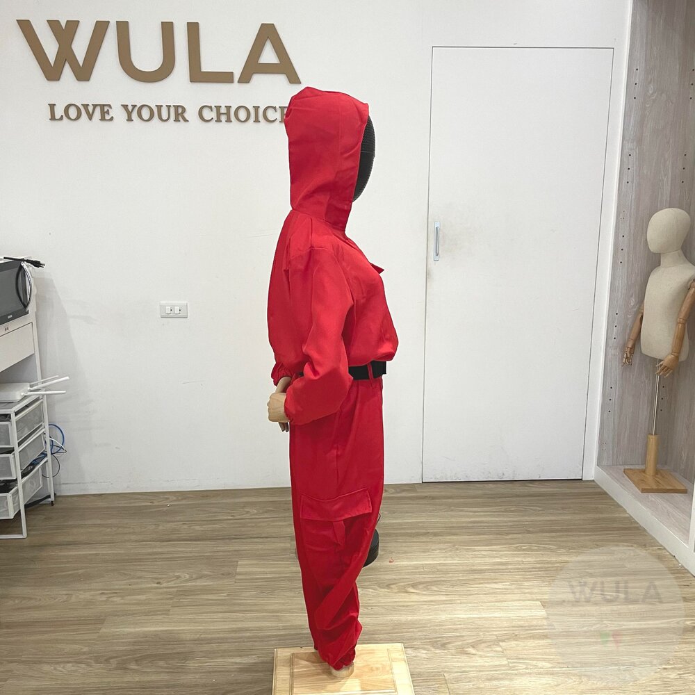 魷魚遊戲-紅色工作服-圖片-2